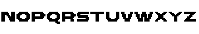 Pikselator Wide Font LOWERCASE
