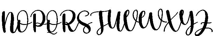 Pillow Font UPPERCASE