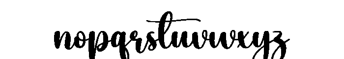 Pillow Font LOWERCASE