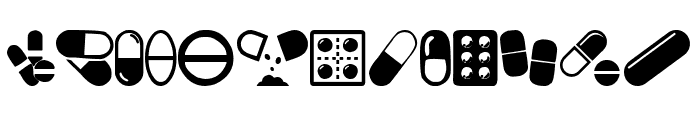 Pills Party Font UPPERCASE