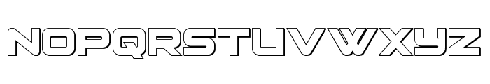 Pilot Command Outline Font UPPERCASE