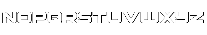 Pilot Command Outline Font LOWERCASE
