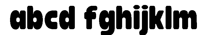 PilovaDemo Regular Font LOWERCASE