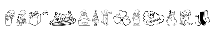 Pimp My Christmas_PersonalUseOnly Font UPPERCASE