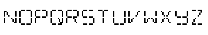 Pinball Challenge Deluxe Font LOWERCASE