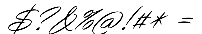 Pincello Script PERSONAL USE Regular Font OTHER CHARS