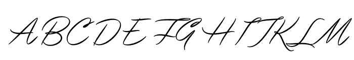 Pincello Script PERSONAL USE Regular Font UPPERCASE
