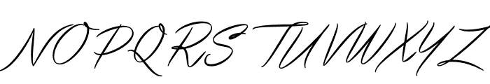 Pincello Script PERSONAL USE Regular Font UPPERCASE