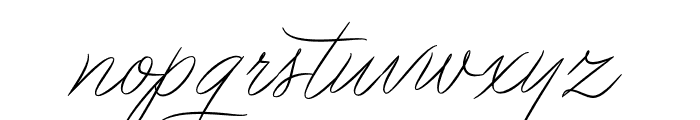 Pincello Script PERSONAL USE Thin Font LOWERCASE