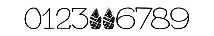 Pineapple Daydream DEMO Regular Font OTHER CHARS
