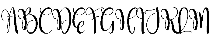 Pinetree Font UPPERCASE