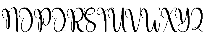 Pinetree Font UPPERCASE