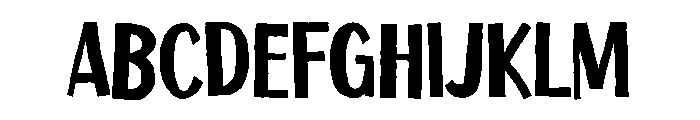 Pingwin Font UPPERCASE