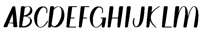 Pink Jurnal Font UPPERCASE