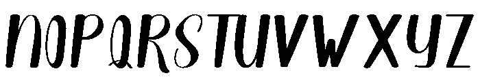 Pink Jurnal Font UPPERCASE