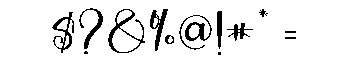 Pink Love Font OTHER CHARS
