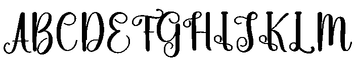Pink Love Font UPPERCASE