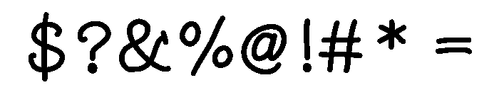 PinkFizz Font OTHER CHARS