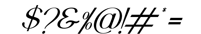 Pinkerston Italic Font OTHER CHARS