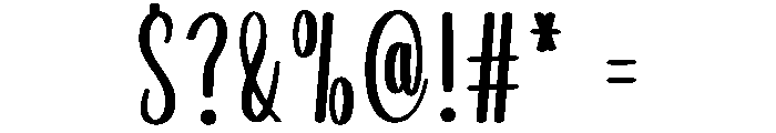 Pinkish Font OTHER CHARS
