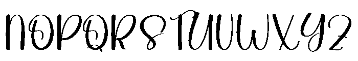Pinkish Font UPPERCASE