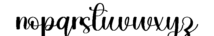 Pinkish Font LOWERCASE