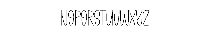 Pinky Baby Font UPPERCASE