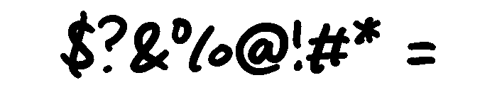 Pinky Flower Font OTHER CHARS