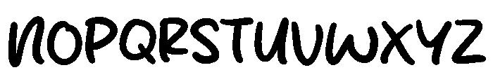 Pinky Flower Font UPPERCASE