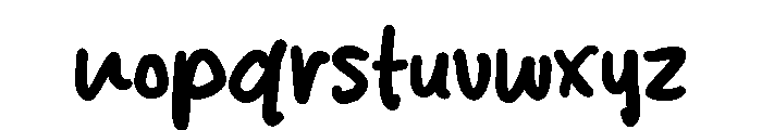 Pinky Flower Font LOWERCASE