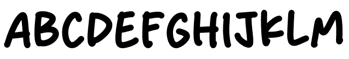 Pinky Smush Font UPPERCASE