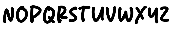 Pinky Smush Font UPPERCASE