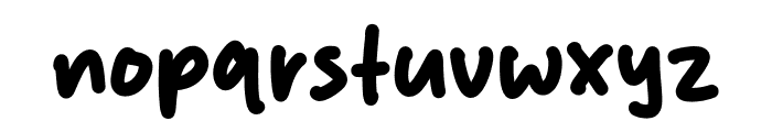 Pinky Smush Font LOWERCASE