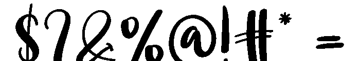 Pinky Font OTHER CHARS