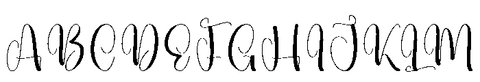 Pinky1 Font UPPERCASE