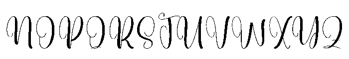 Pinky1 Font UPPERCASE