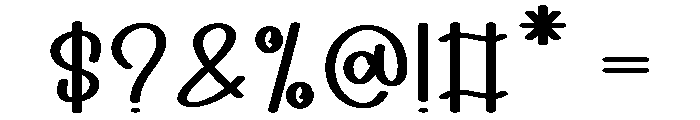 Pinkytoe Font OTHER CHARS