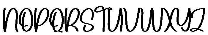 Pinkytoe Font UPPERCASE