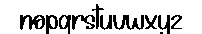 Pinkytoe Font LOWERCASE