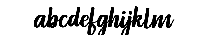 Pintgram Italic Font LOWERCASE