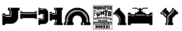 Pipe Fitting Font OTHER CHARS