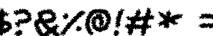 Pipecleaners Font OTHER CHARS