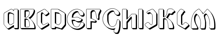 Piper Pie 3D Font UPPERCASE