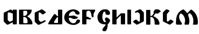 Piper Pie Bold Expanded Font LOWERCASE