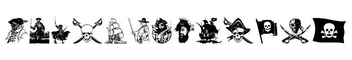 Piratas Font UPPERCASE