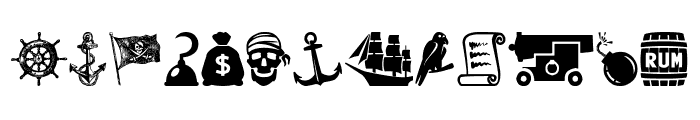 Piratas Font LOWERCASE