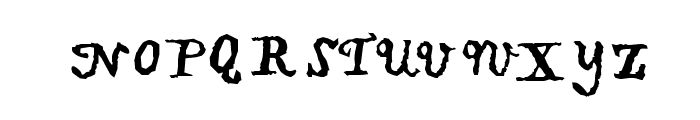 PiratiquaVertical Font UPPERCASE
