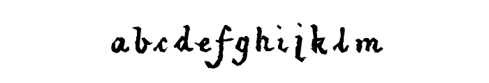 PiratiquaVertical Font LOWERCASE