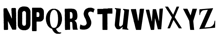 PistOl Sex Punk Font UPPERCASE