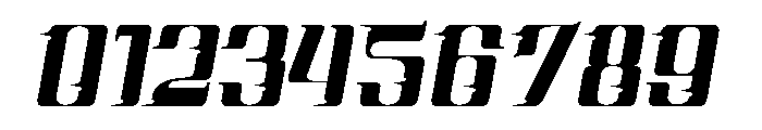 Piston Race Free Vertion Italic Font OTHER CHARS